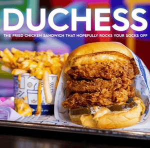 Duchess - the fried chicken sandwich that hopefully rocks your socks off