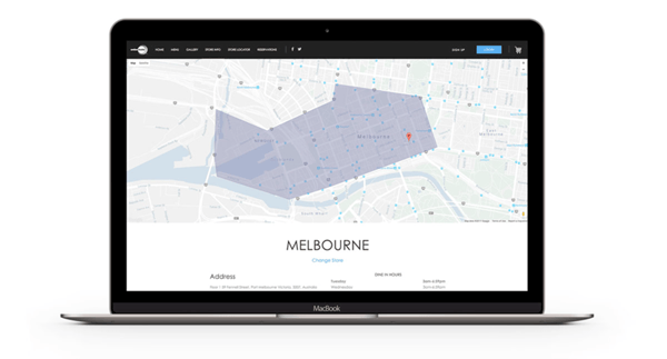 OrderMate Online Melbourne delivery zones