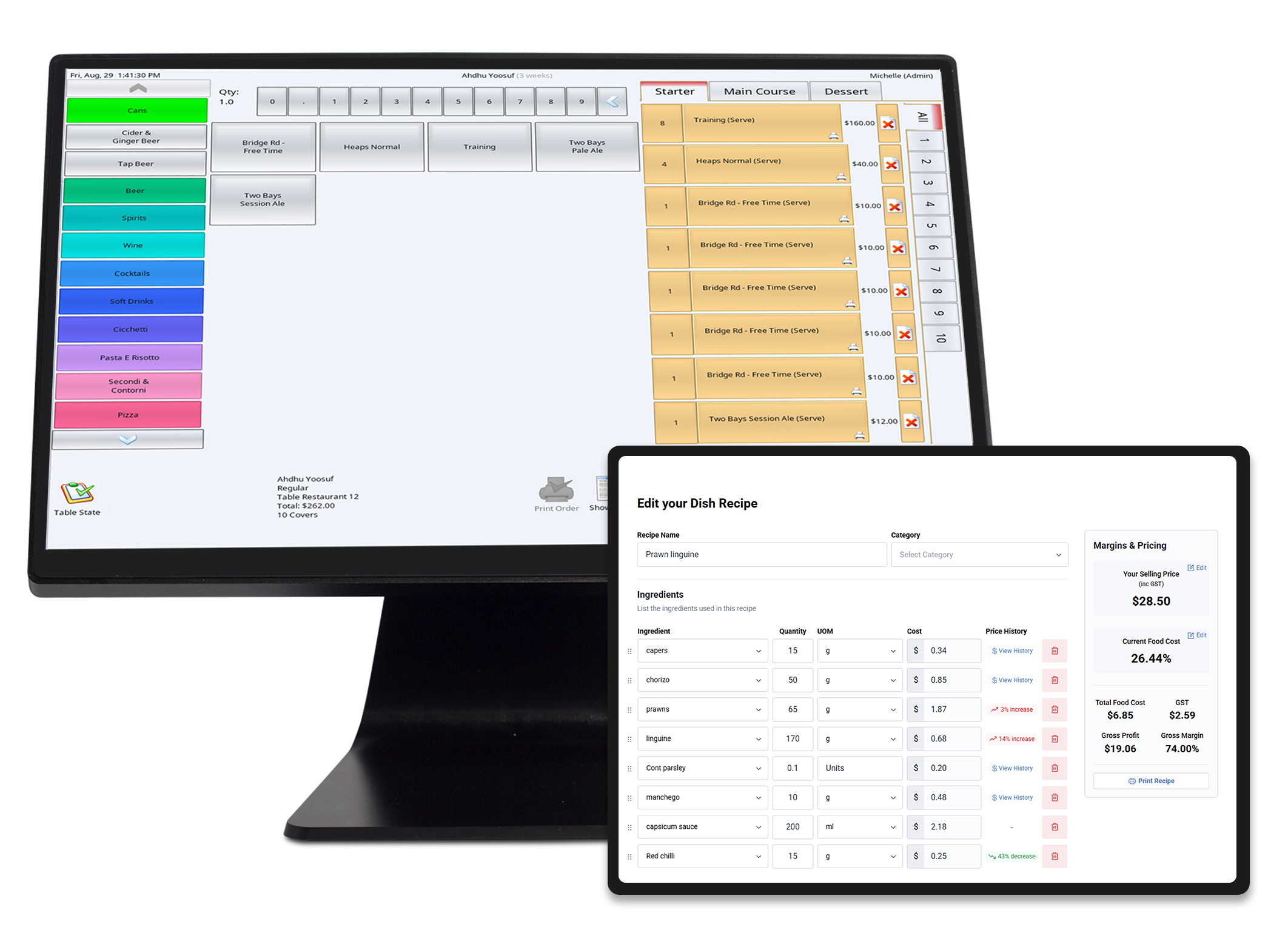 FoodByUs and Ordermate POS working together
