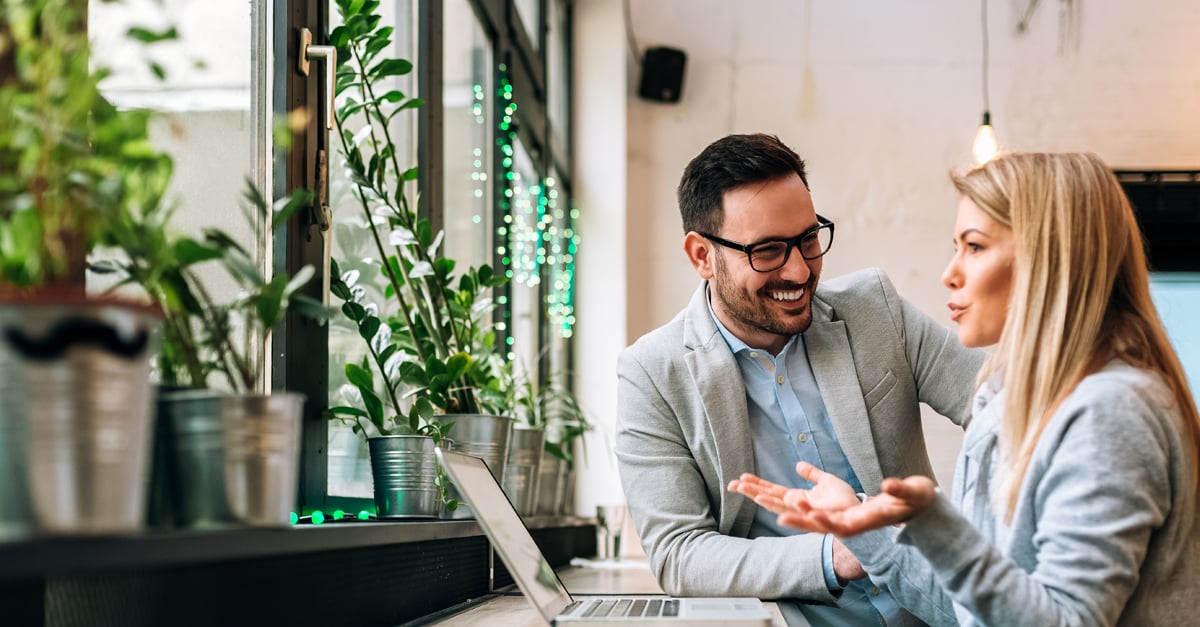 POS account managers helping a hospitality operator in their restaurant