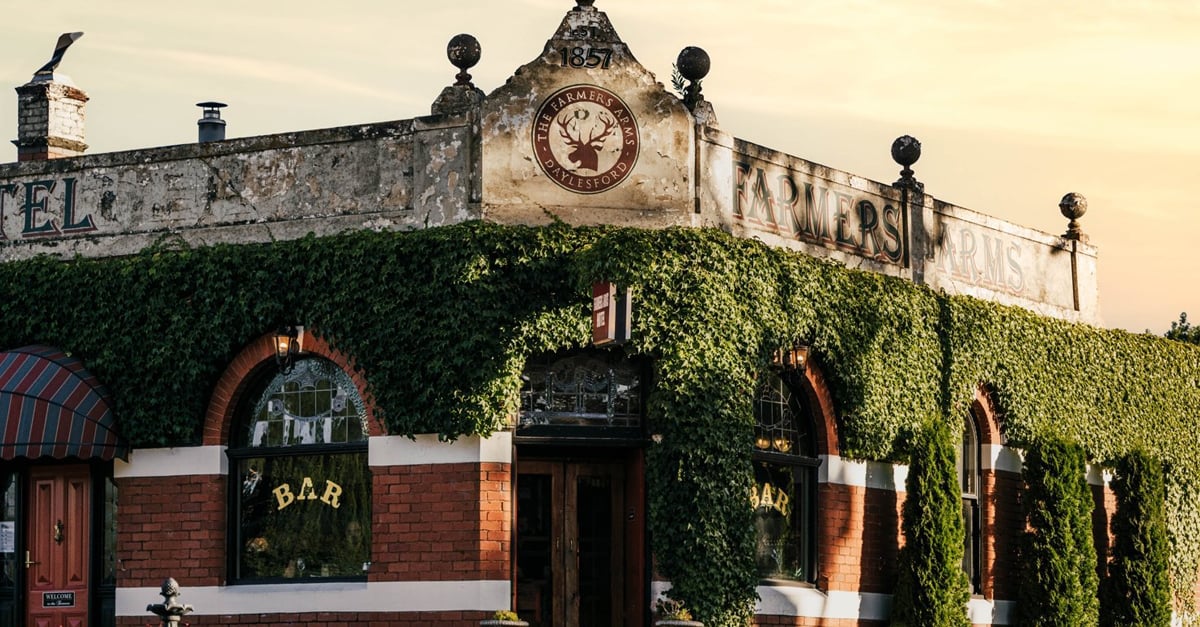 The Farmers Arms pub in Daylesford