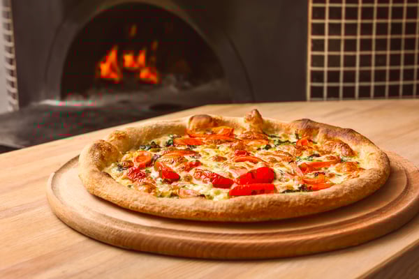 town and country pizza from the pizza oven