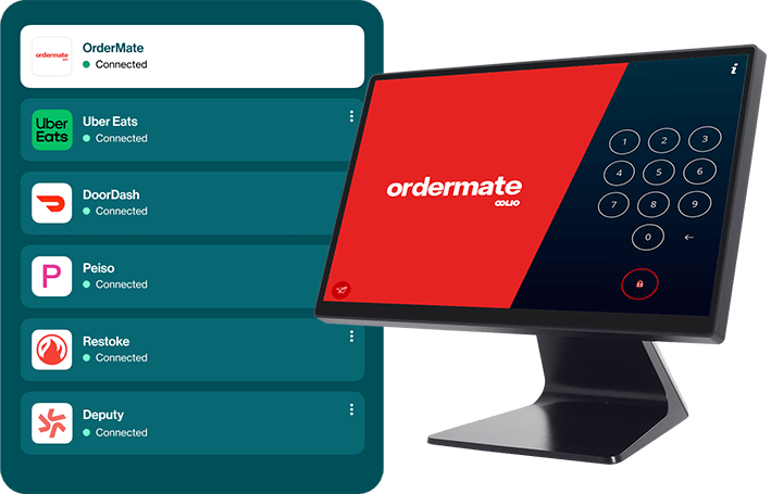 Doshii Ordermate apps and a POS