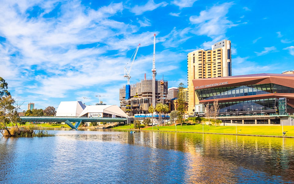 Adelaide convention centre scenic shot