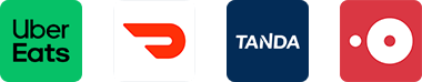 UberEats, Doordash, Tanda